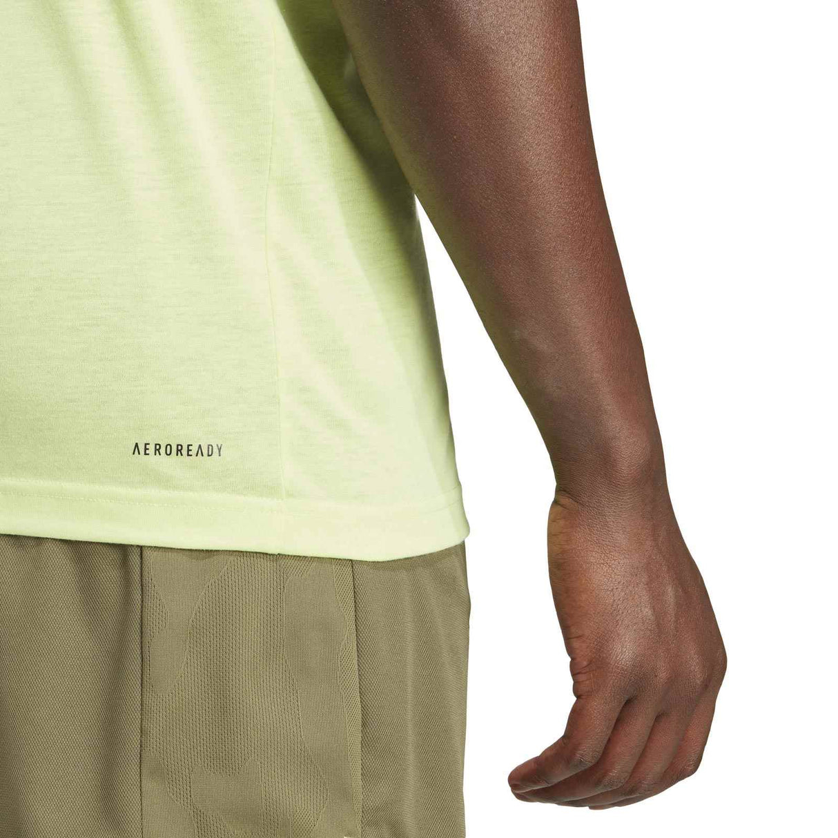 adidas Mens TR ES Tee Green