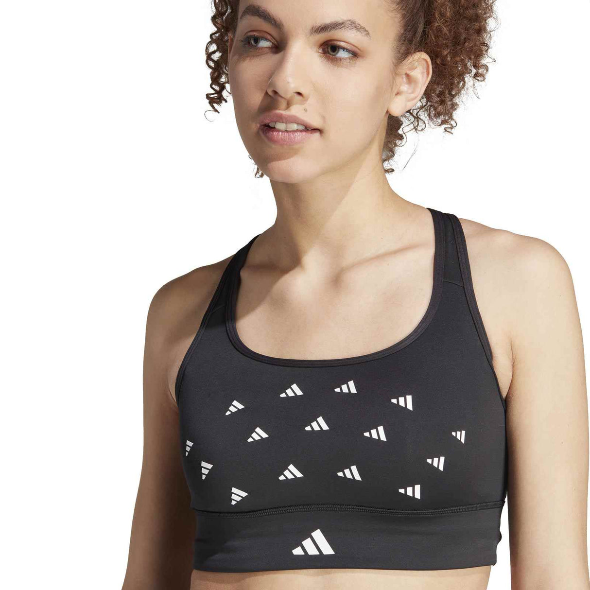 adidas Womens PWRCT MS BLUV Bra Black