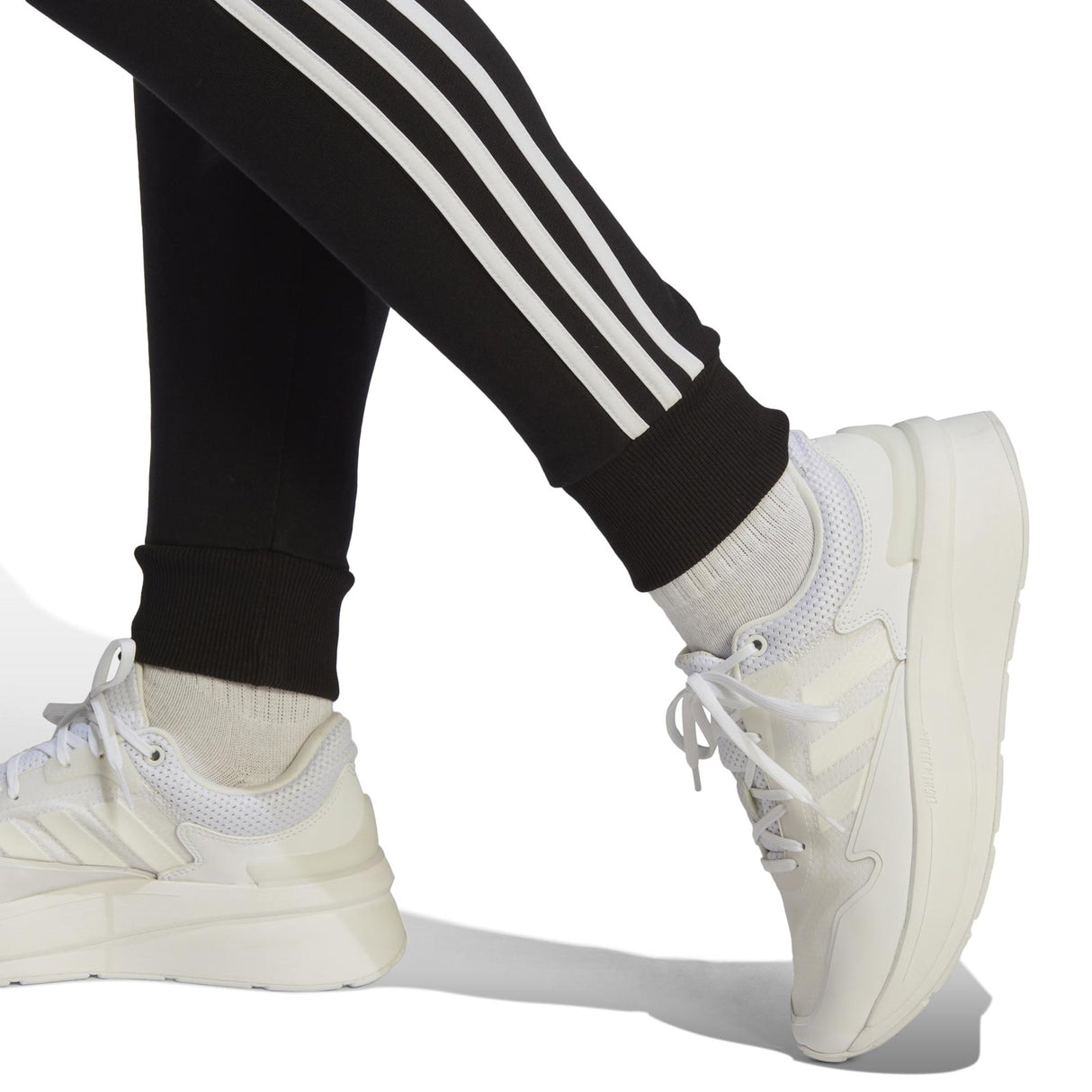 adidas Womens 3S FT CF Pant Black