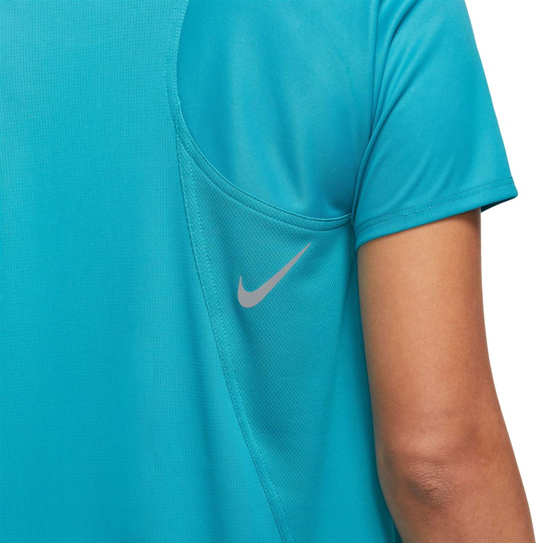 Nike Wmns NK Fast DF SS Top Green