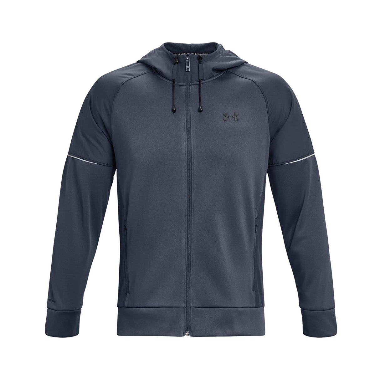 UA Mens AF Storm FZ Hoodie Grey