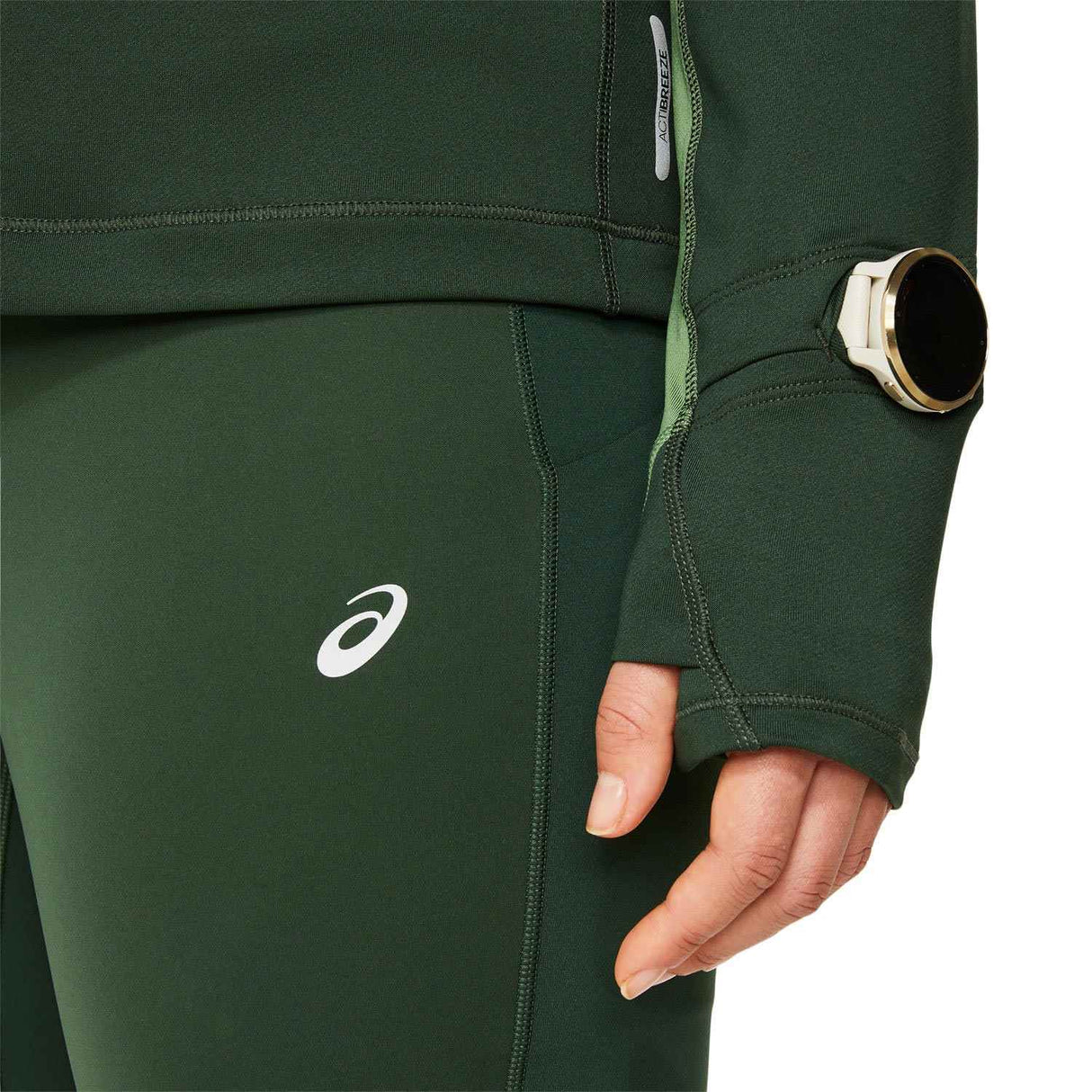 Asics Womens Winter Run HZ Midlayer Gree