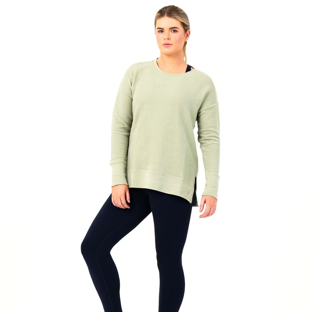 Bodylogic JS Wave Waffle Sweatshirt Grn