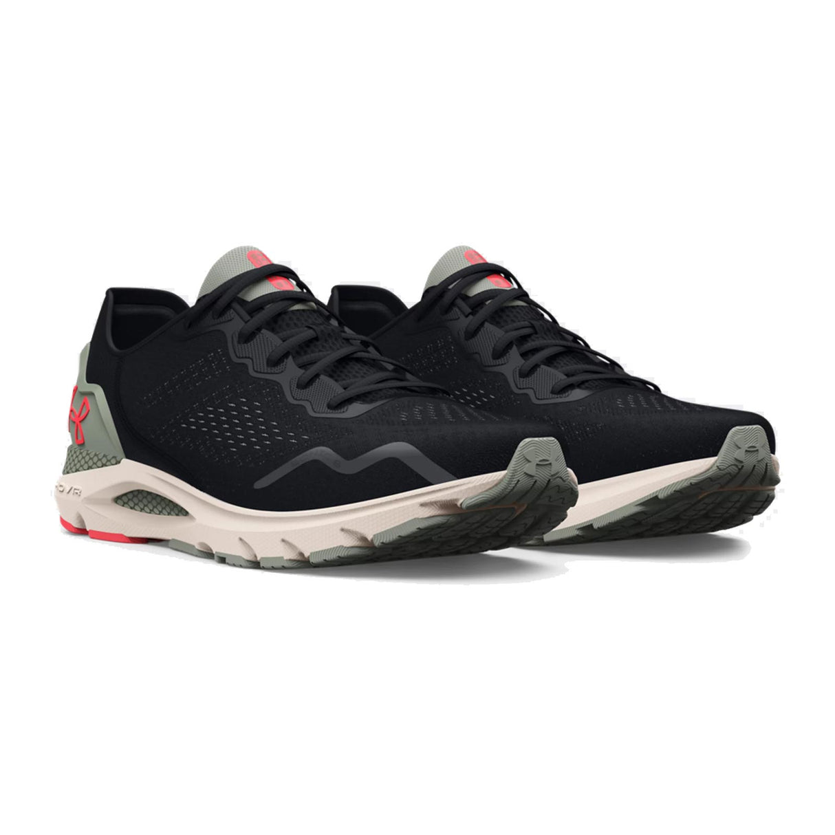UA Hovr Sonic 6 Mens Black/White