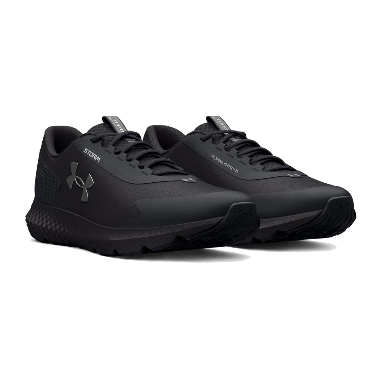 UA Charged Rogue 3 Storm Mens Black