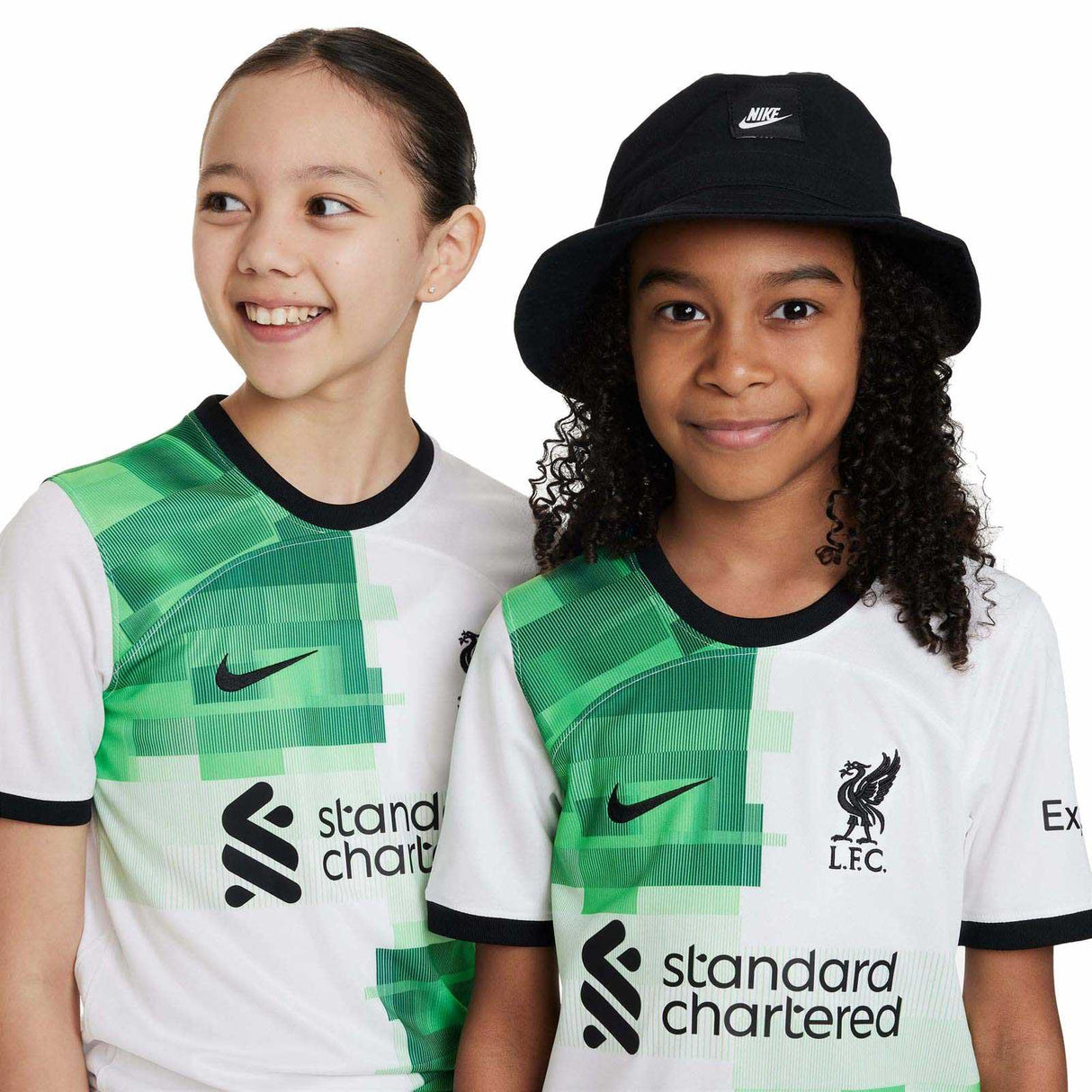 Nike LFC 23 Kids Away Jersey White
