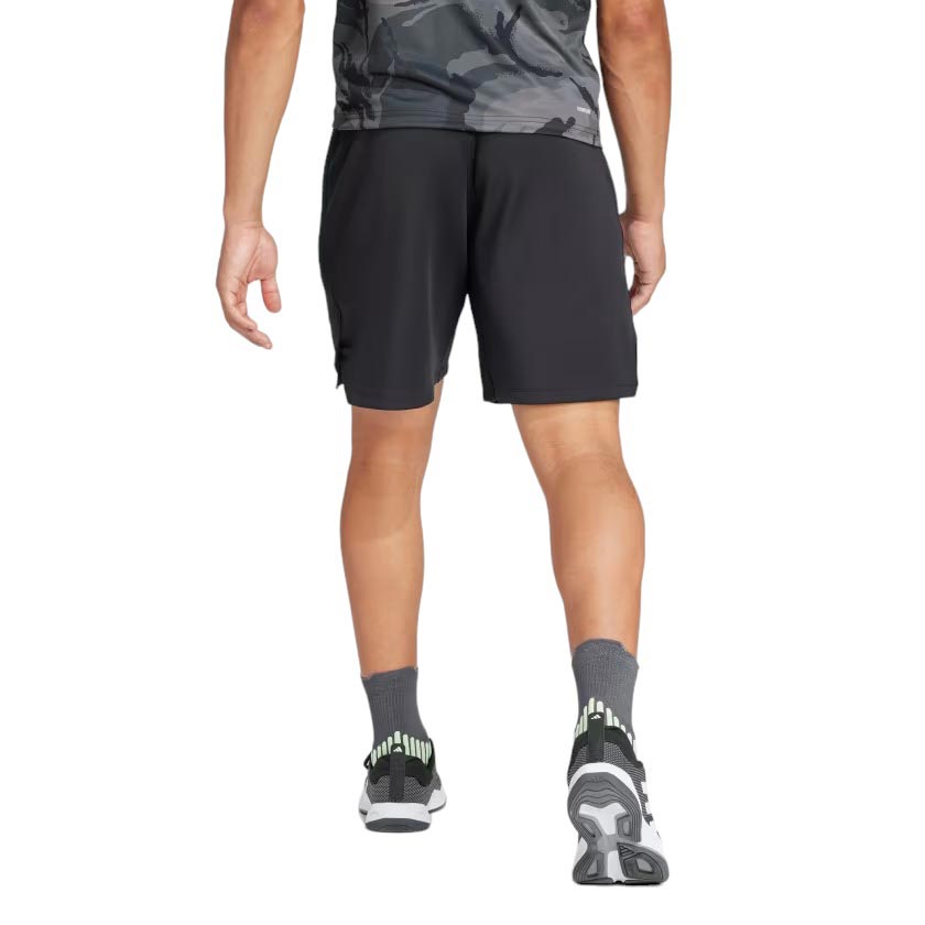 adidas Mens WO Knitlogo 7in Short Black