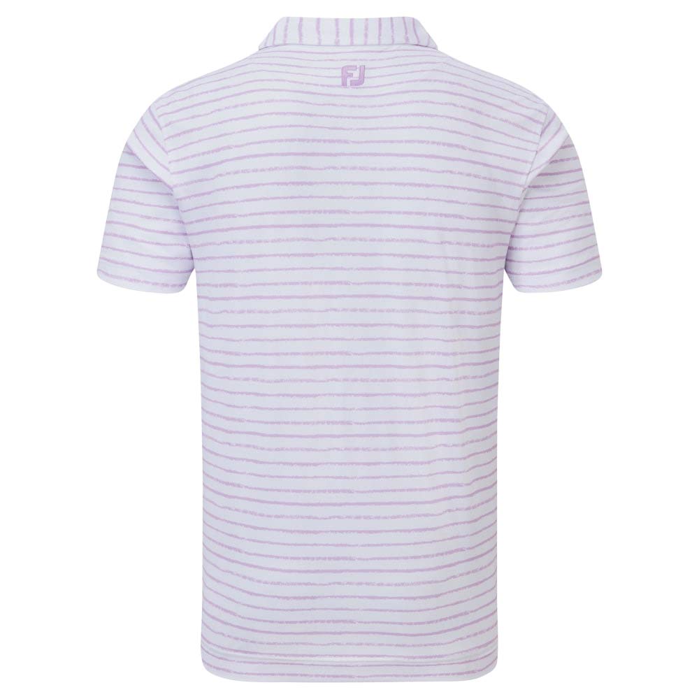 Footjoy Print Pique Polo White