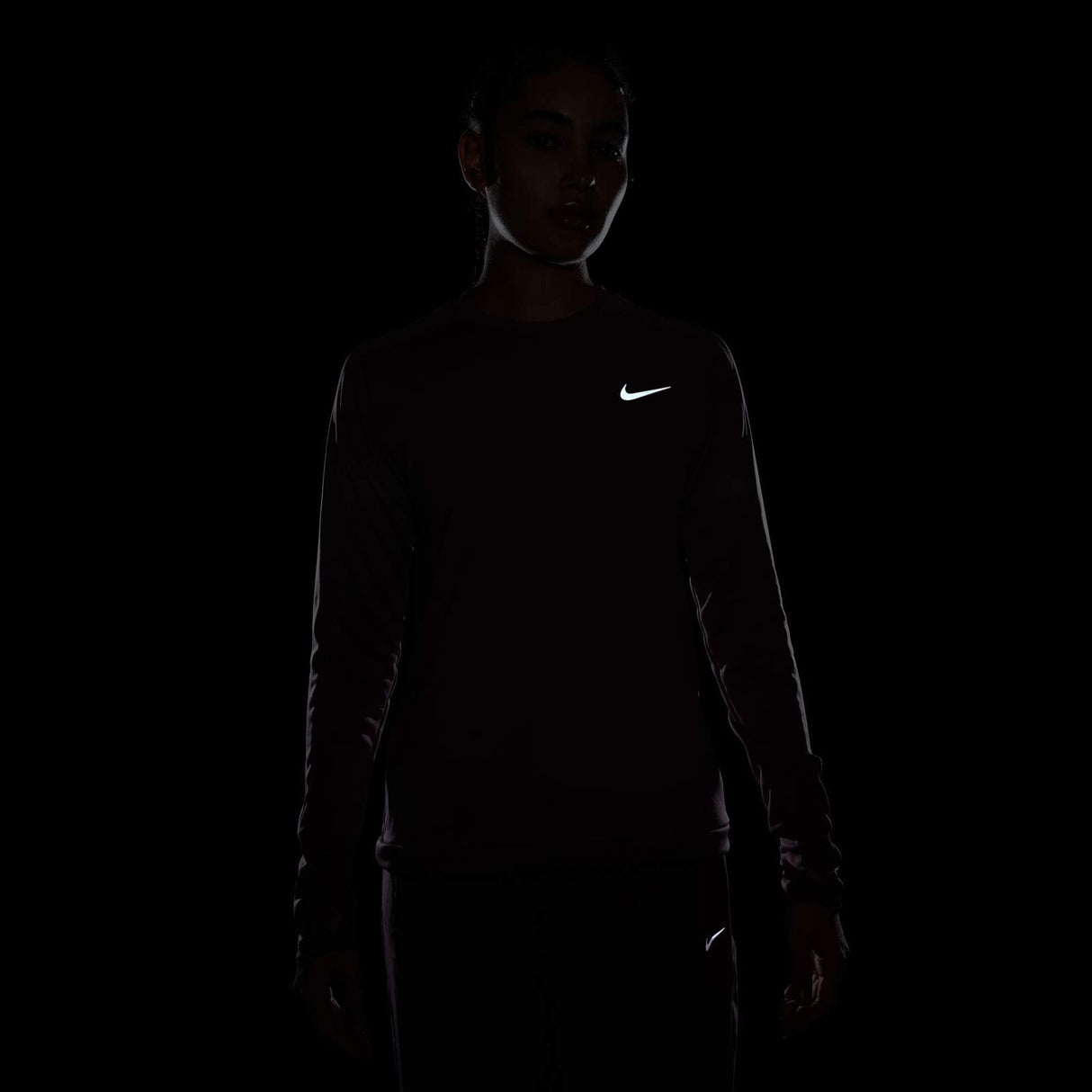 Nike Wmns DF Pacer Crew Brown