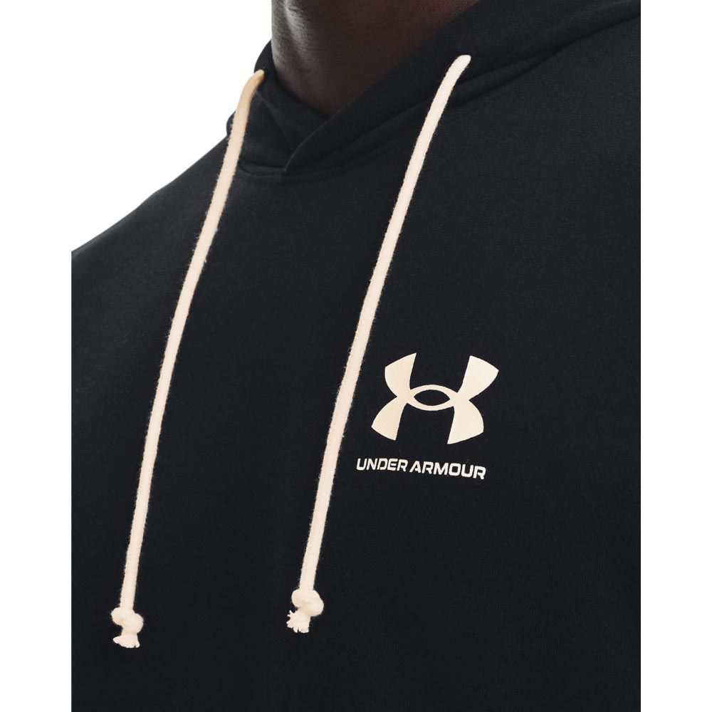 UA Mens Rival Terry LC Hoodie Black
