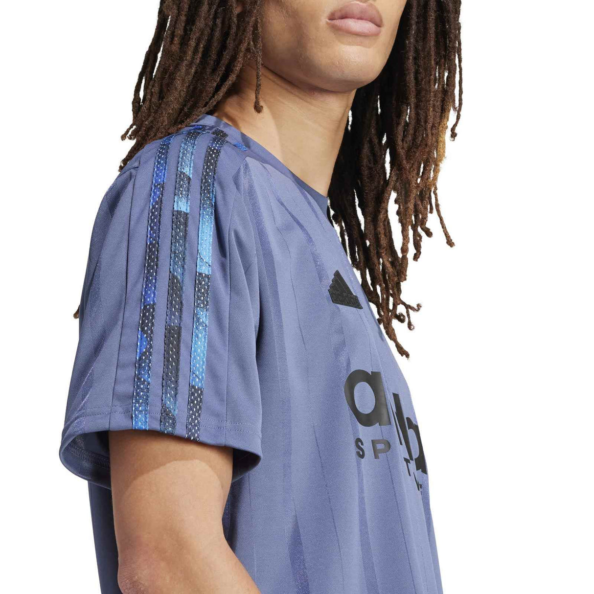adidas Tiro Mens Tee Blue