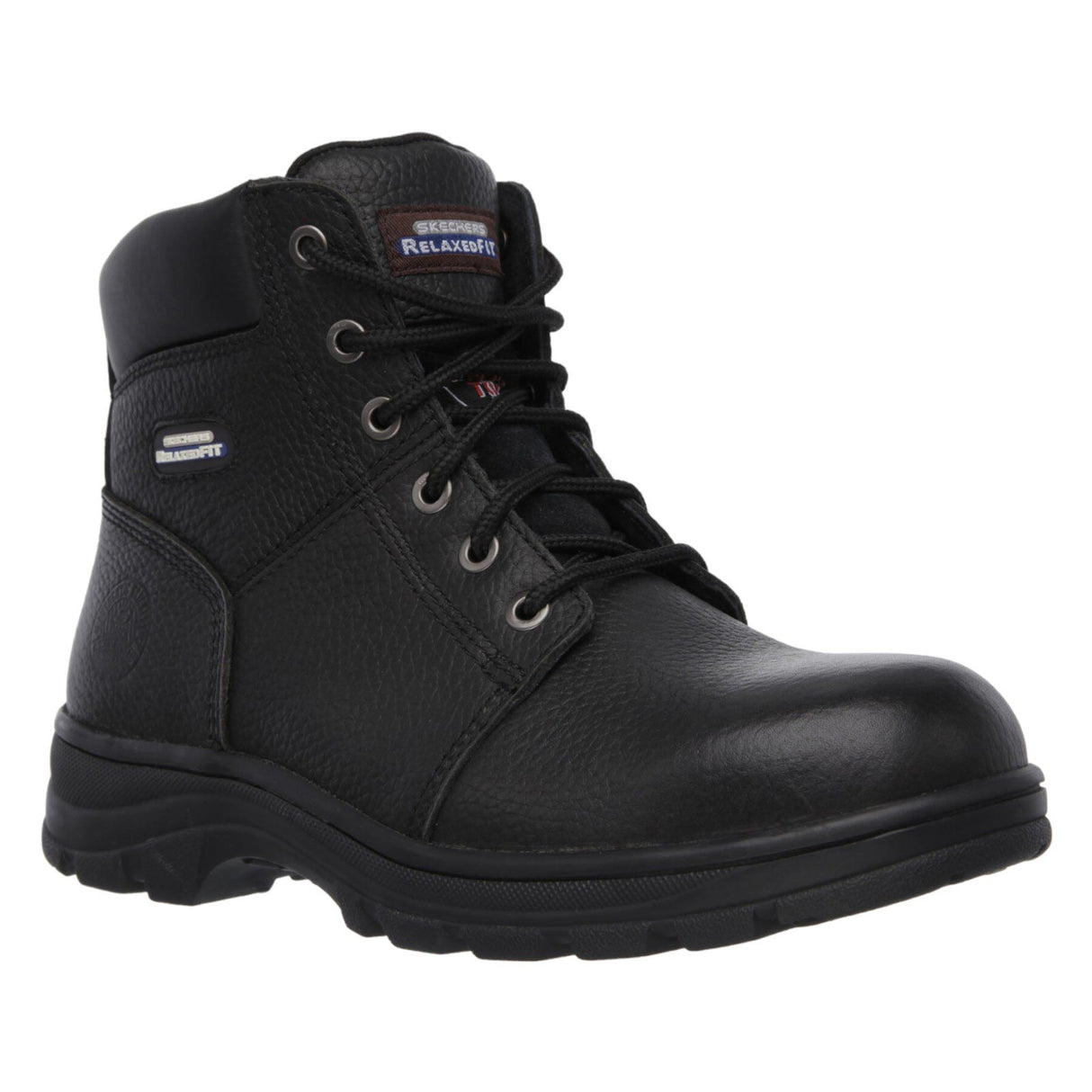 Skechers Mens Work Relax Fit Wrkshr Blck