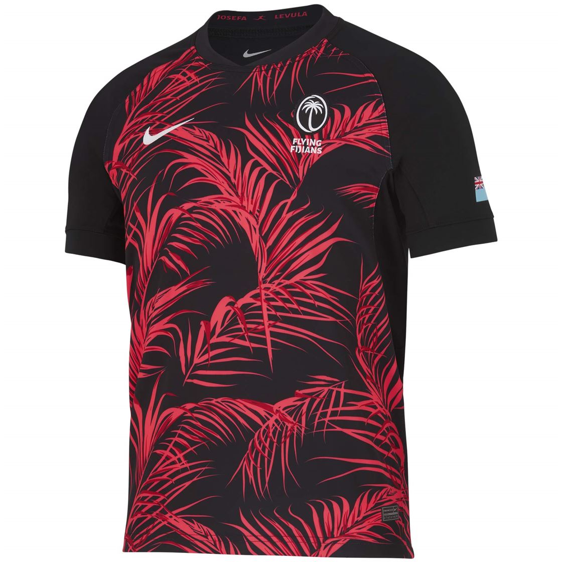 Nike Fiji 24 Away Stadium SS Jersey Blk