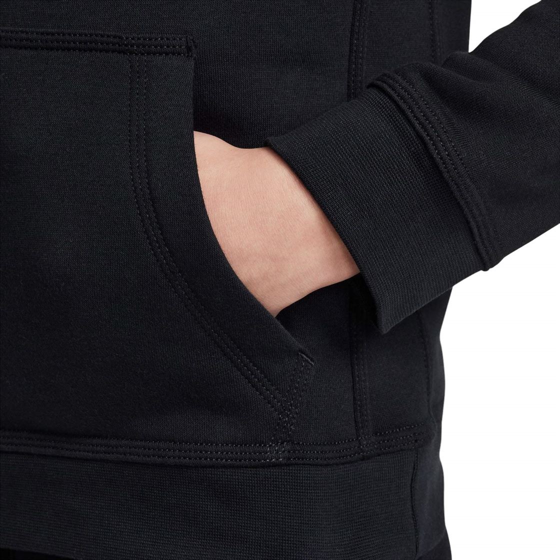 Nike Boys NSW SI FLC PO HOODIE BB2 Blk