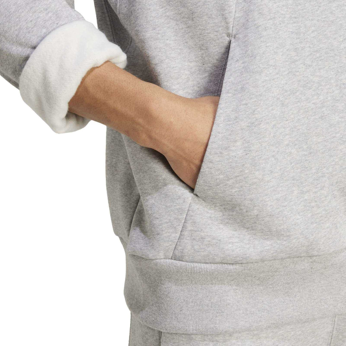adidas Szn FL Mens Hoodie Grey