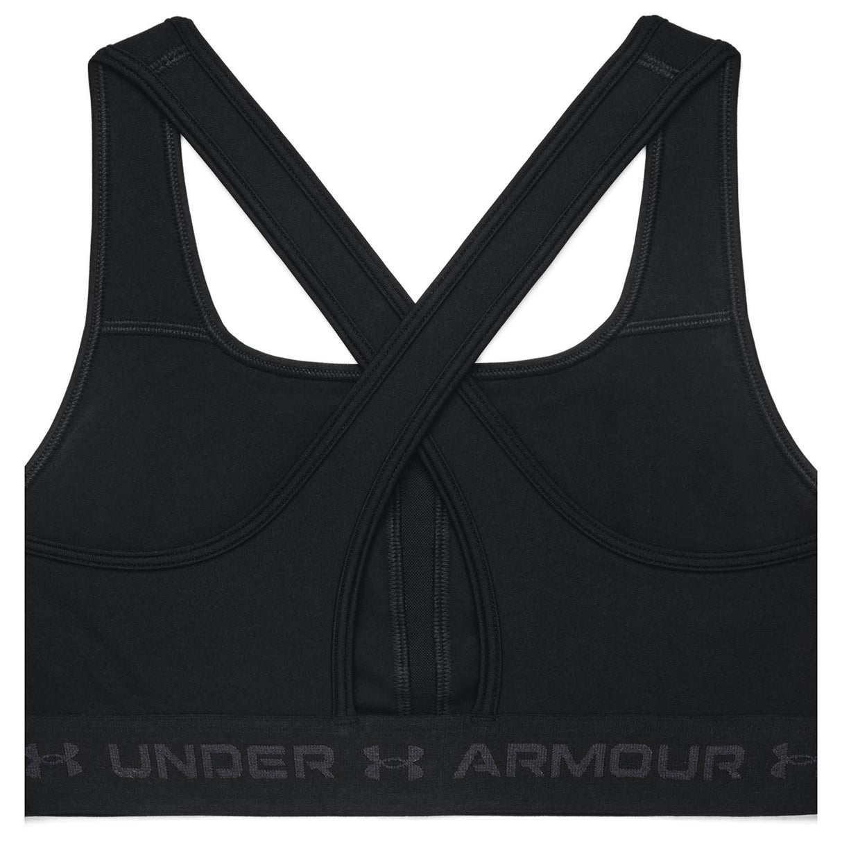 UA CROSS BACK Mid Bra Black