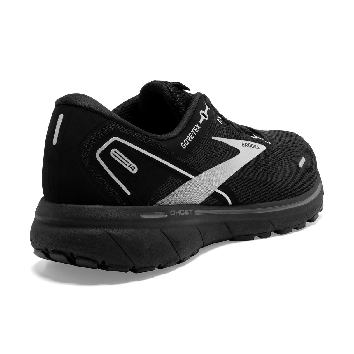 Brooks Ghost 14 GTX Mens Black/Silver