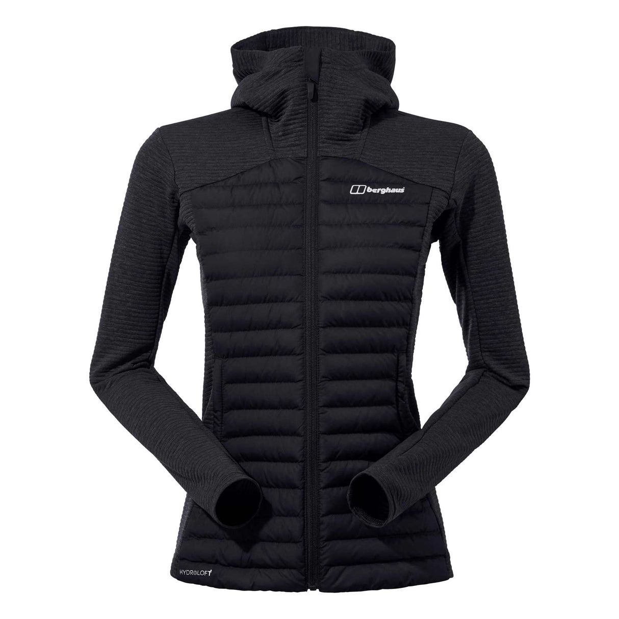 Berghaus W Nula Hybrid Jkt Black
