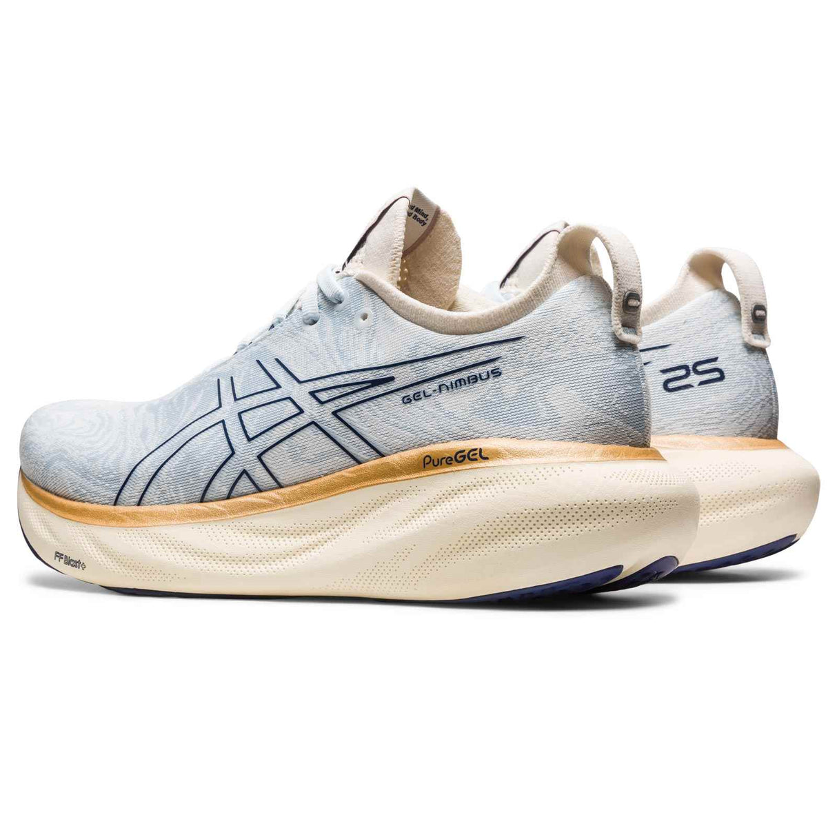 Asics Gel Nimbus 25 Womens Blue/White