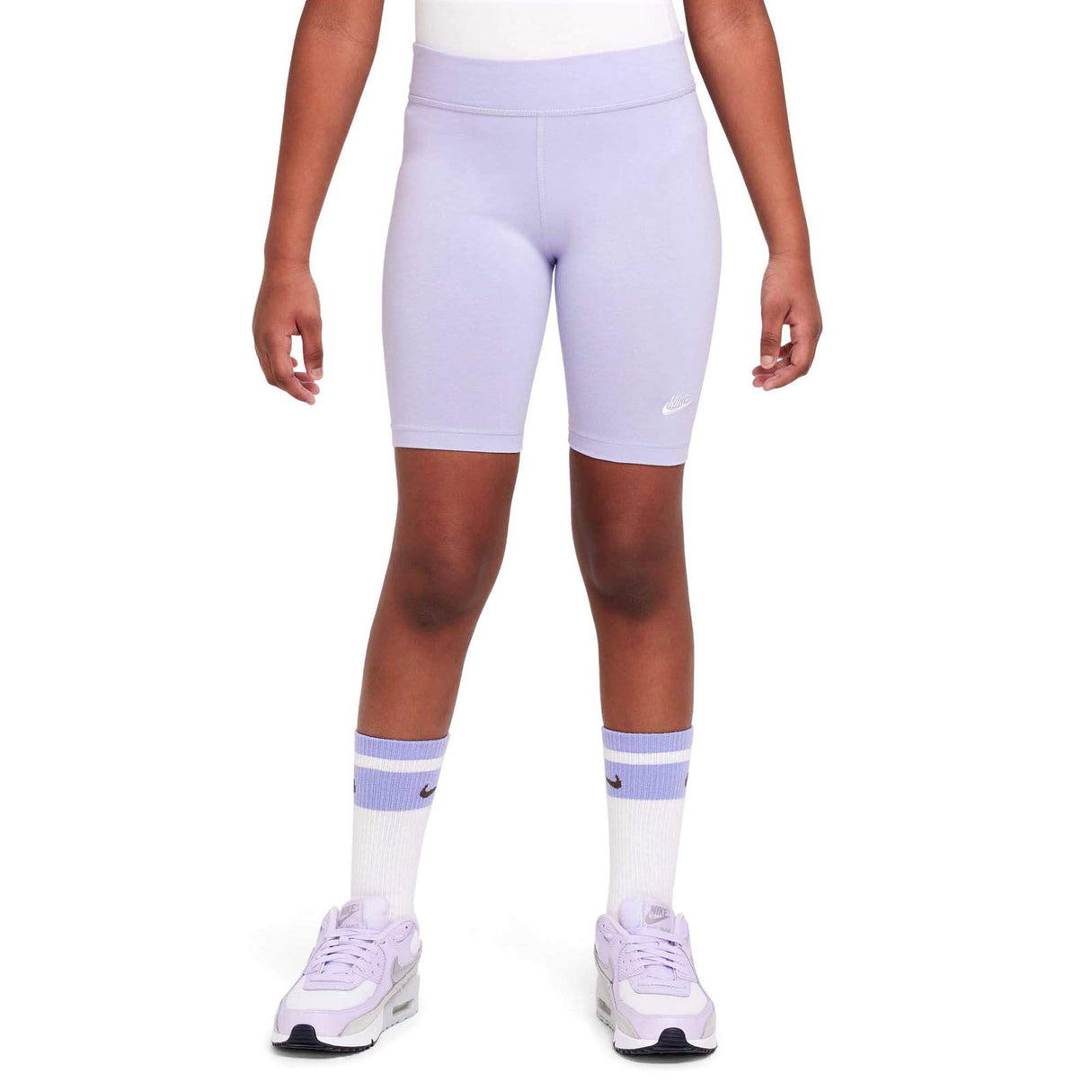 Nike Girls NSW 7 In Bike Short Purple