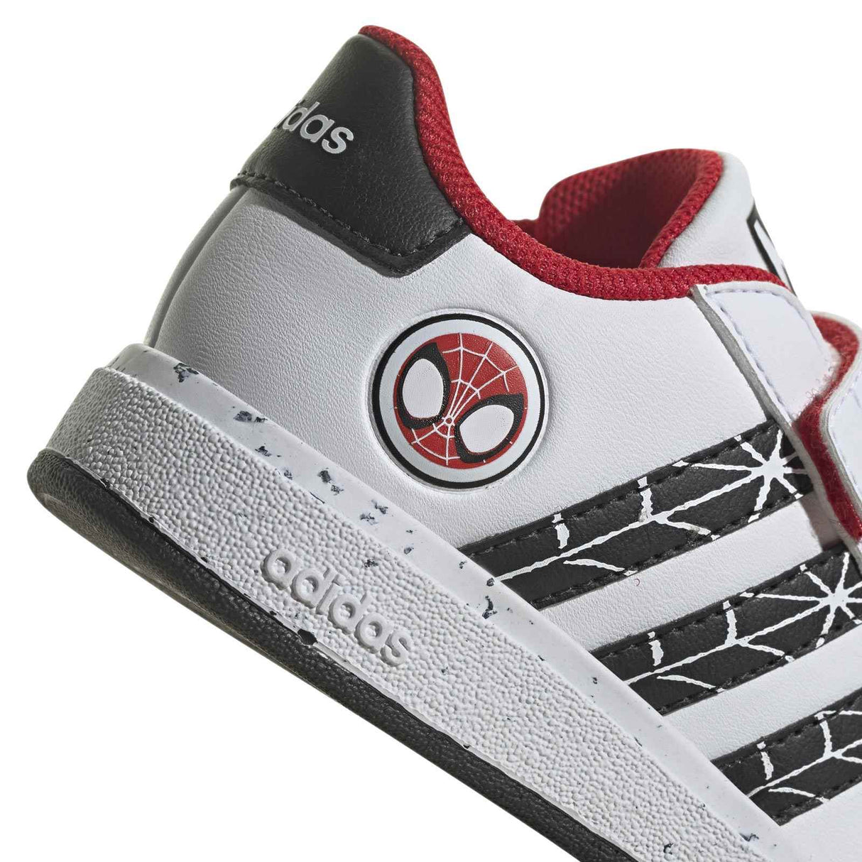 adidas Grand Court Spiderman Boys White