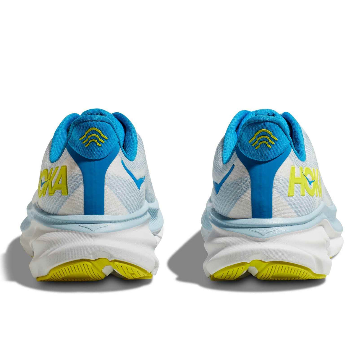 Hoka Clifton 9 Mens White / Blue