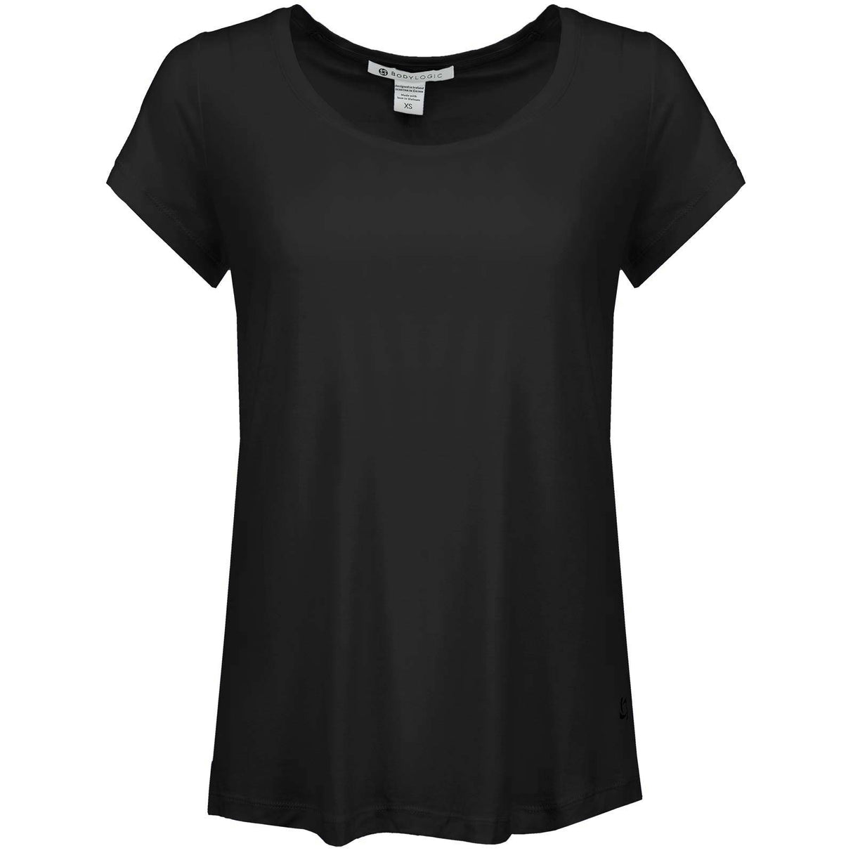 Bodylogic JS Trust Scoop Neck SS Tee Bl