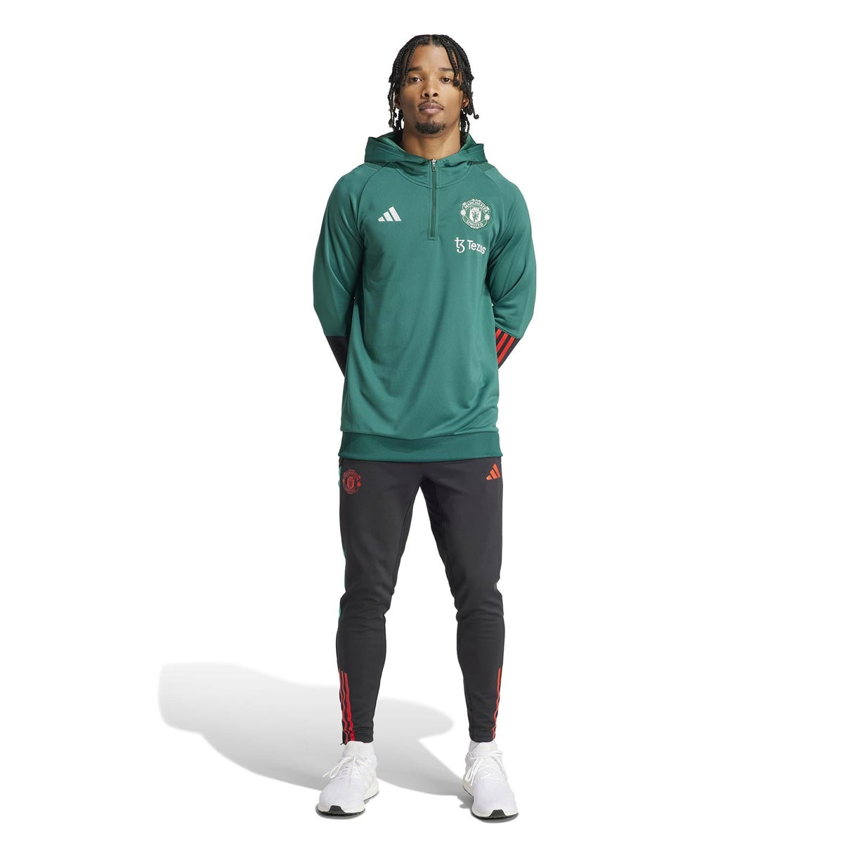 adidas Man Utd 23 Hoodie Green