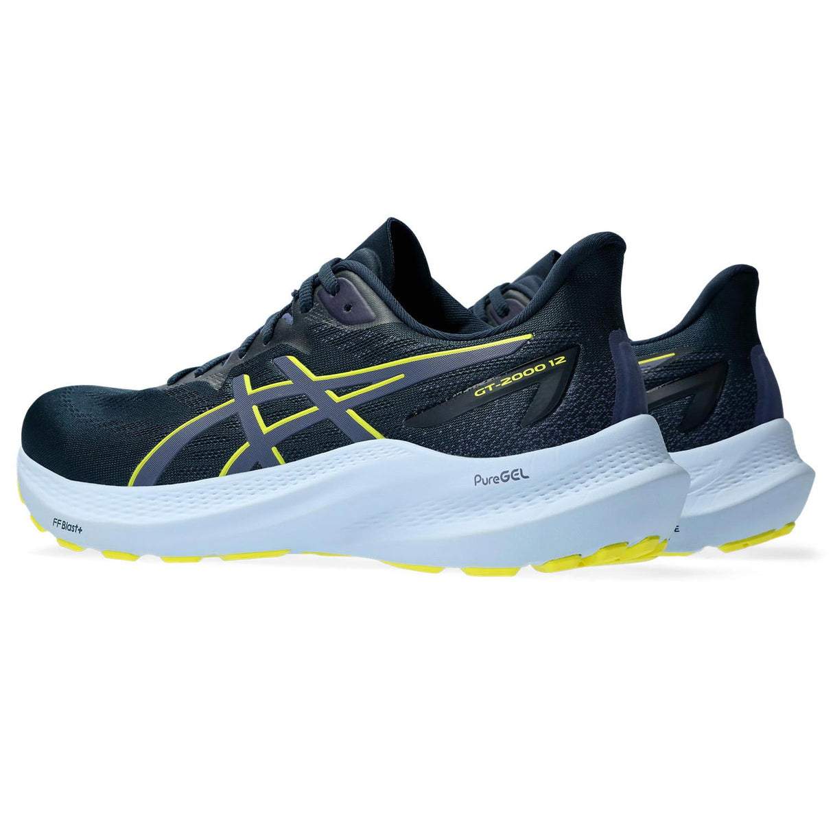 Asics GT-2000 12 Mens Navy/Blue/Yellow