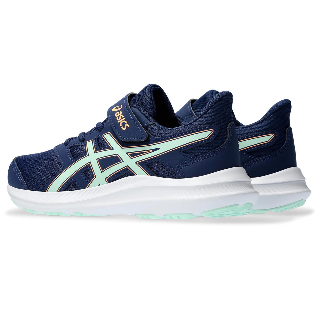 Asics Jolt 4 Jnr Girls Navy/Mint