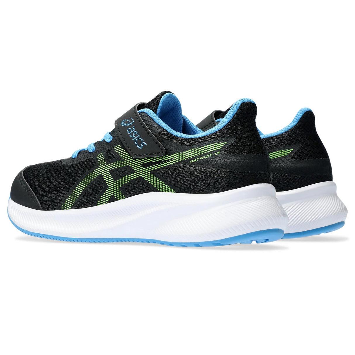Asics Patriot 13 Jnr Boys Black/Lime