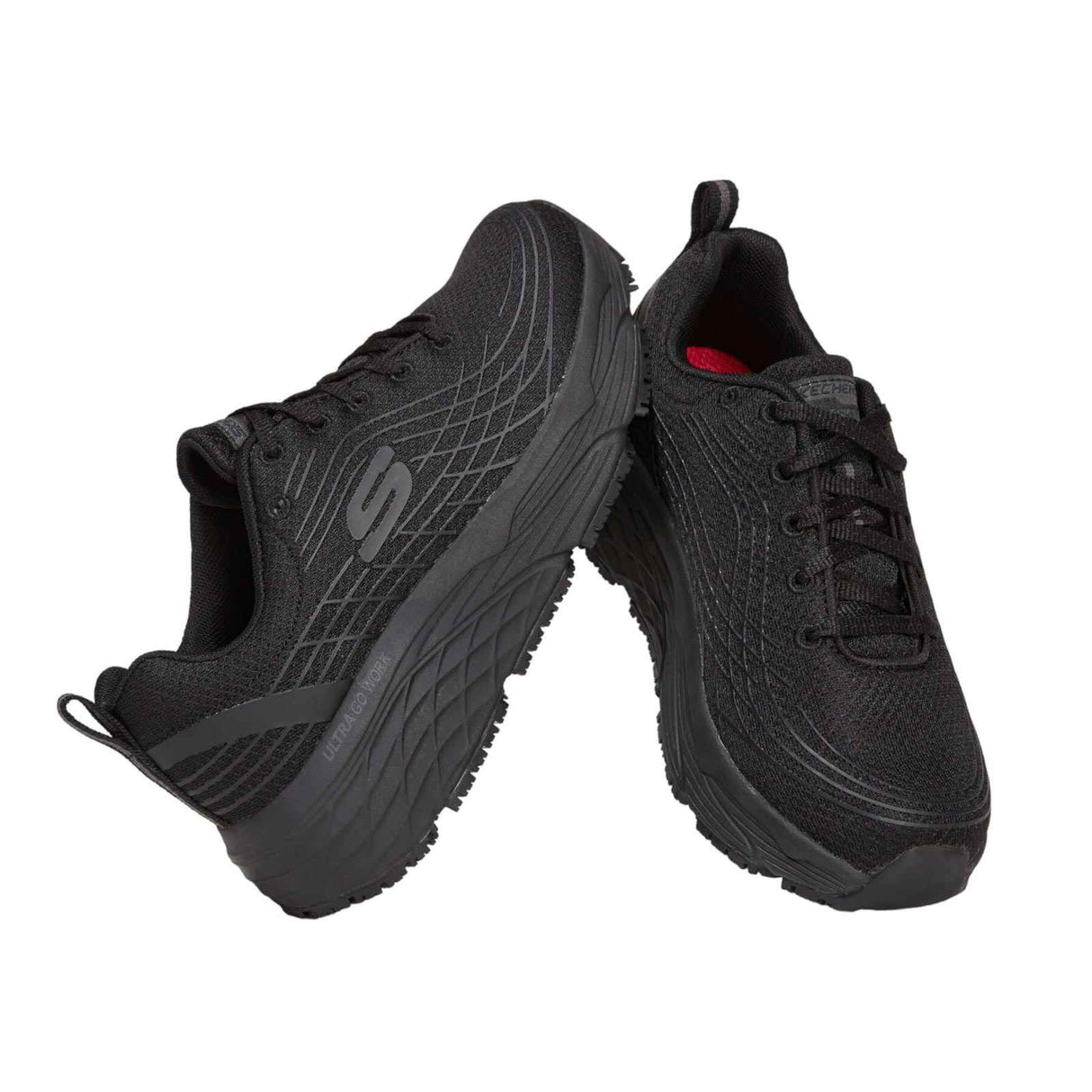 Skechers Womns Work Max Cush Elite Black