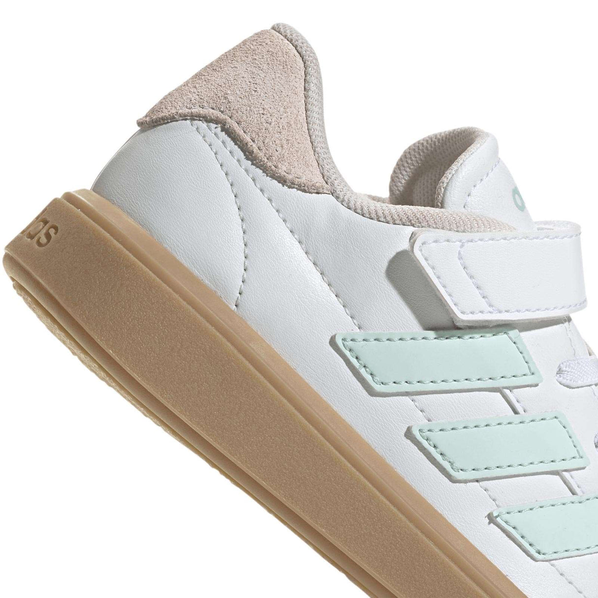 adidas Jnr Girls Courtblock EL C White