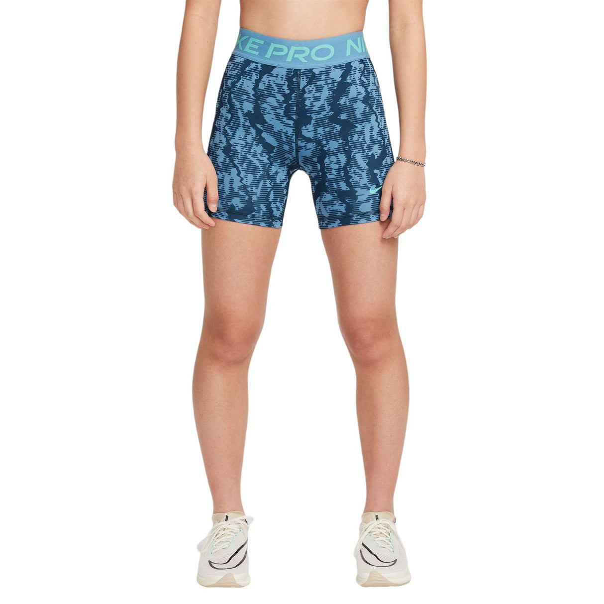 NIKE GIRLS DF 3IN SHORT SPORT AOP Navy