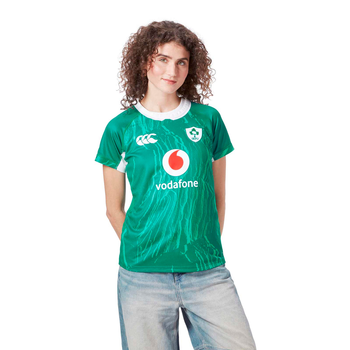 Canterbury IRFU 24 Wmn Home Pro Jrsy Grn