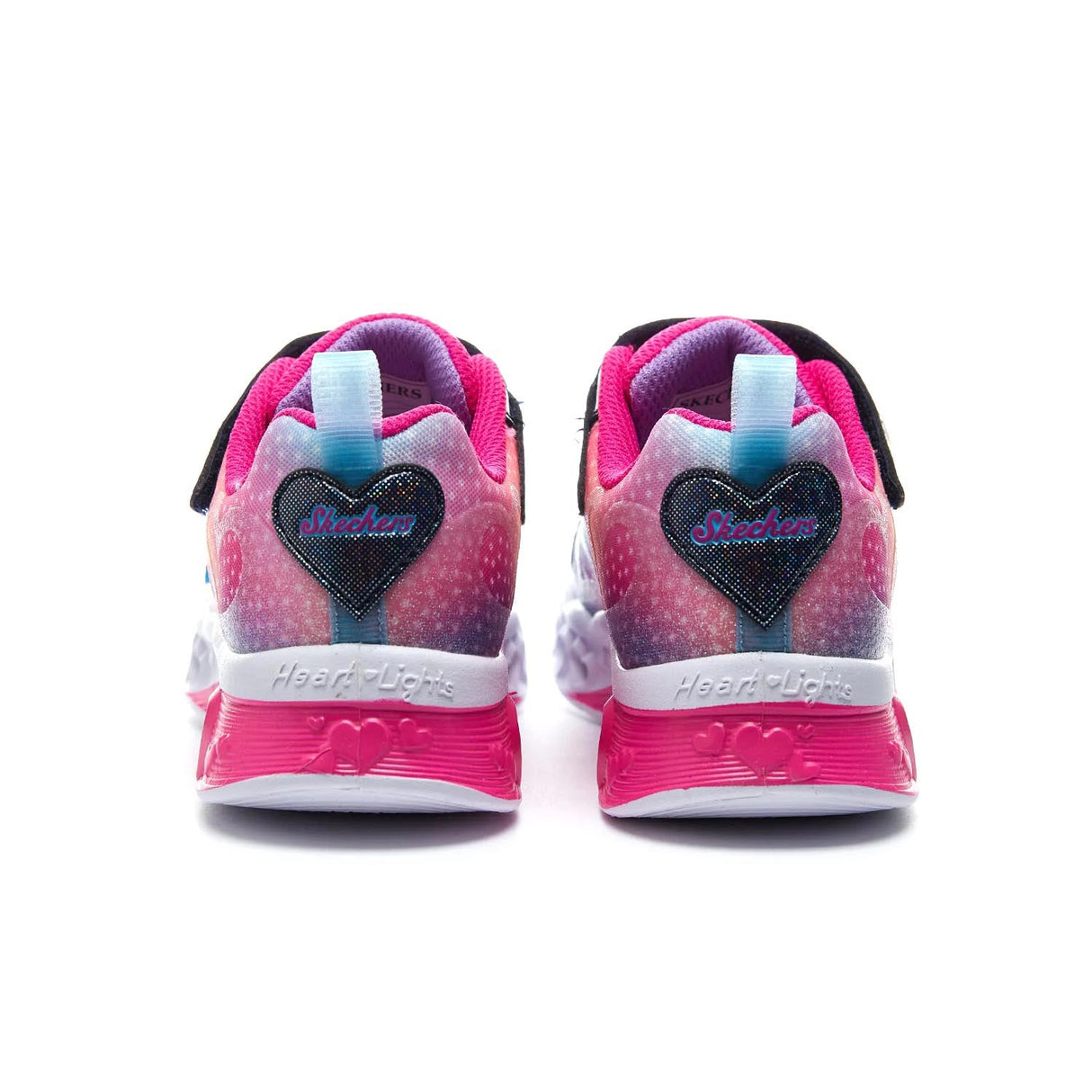 Skechers Heart Lights Jnr Girls Fw Ny/Pk
