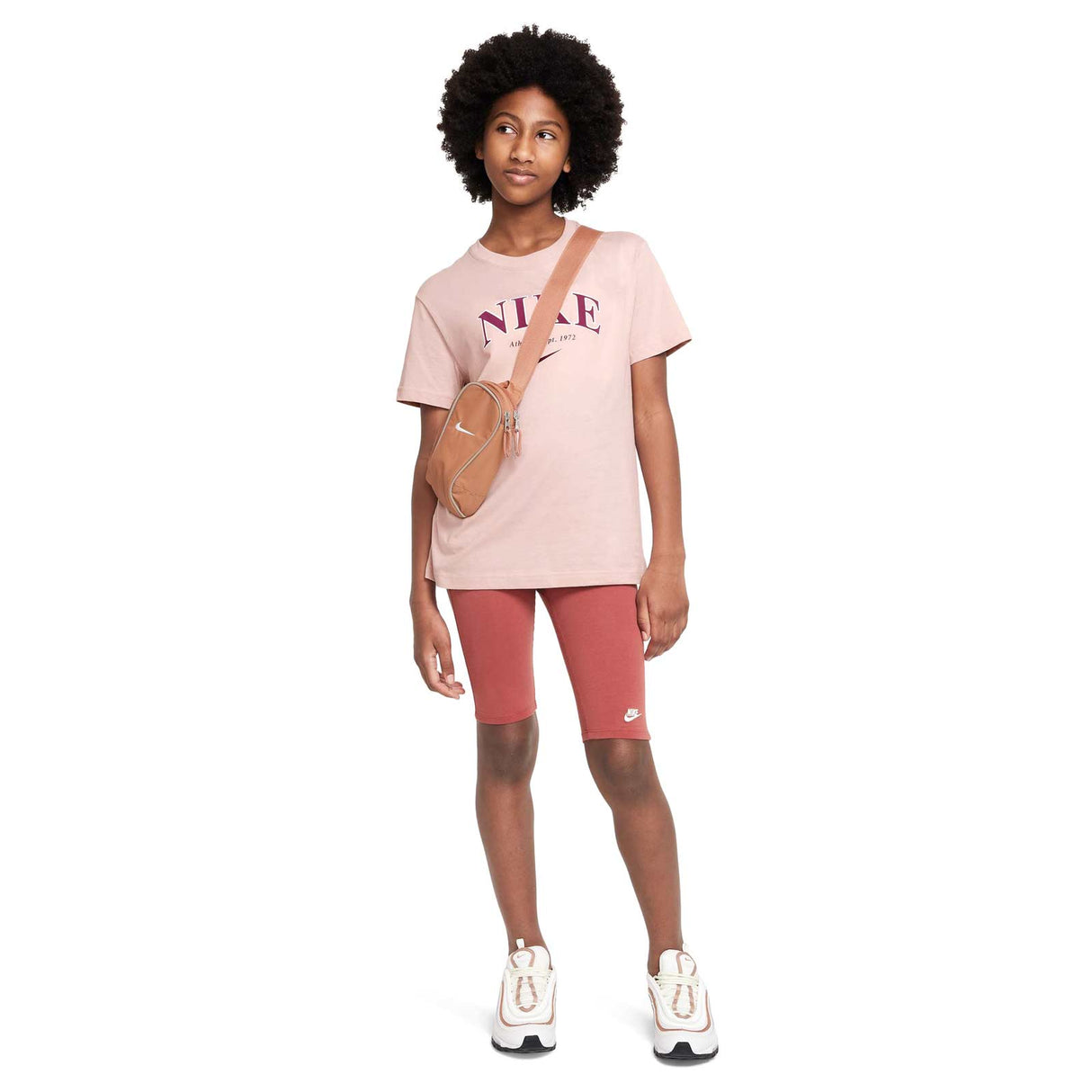 Nike Giirls NSW Trend BF Tee Prnt Pink