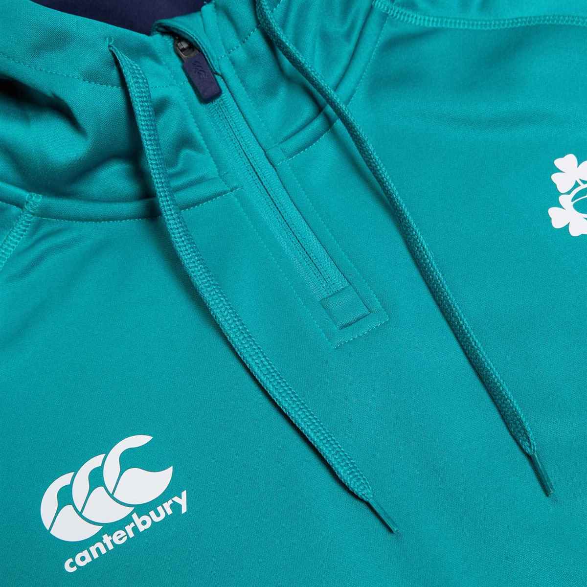 Canterbury IRFU 23 OH Zip Trn Hoodie Grn