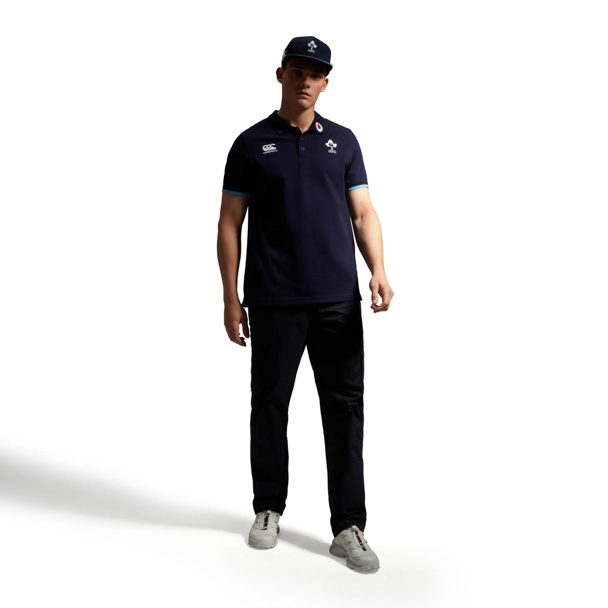 Canterbury IRFU 23 Team Polo Shirt Navy