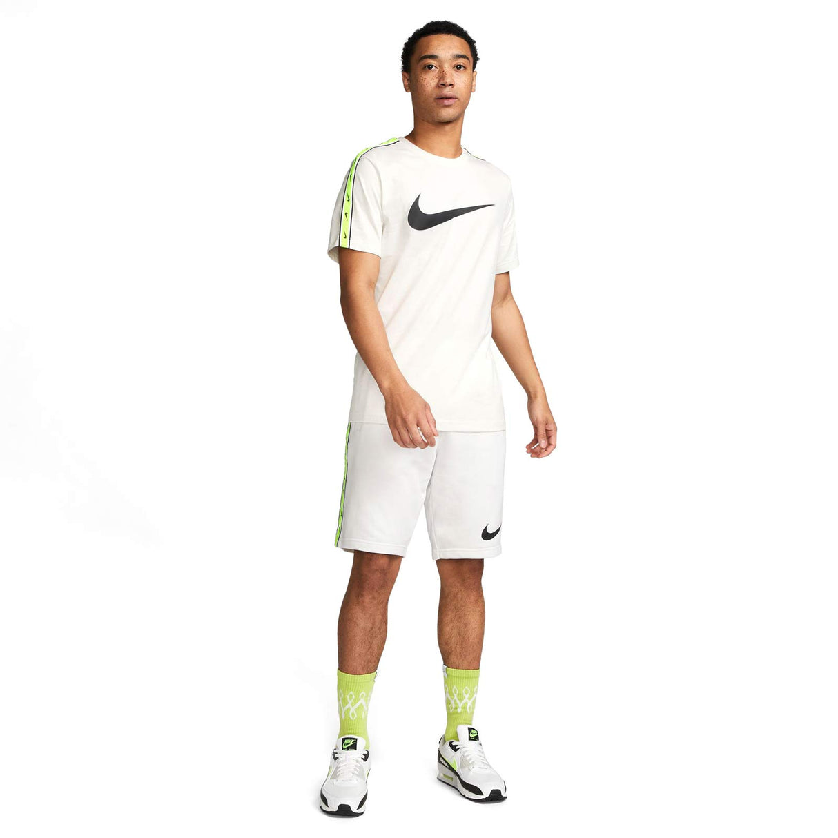 Nike Mens Repeat SW SS Tee White