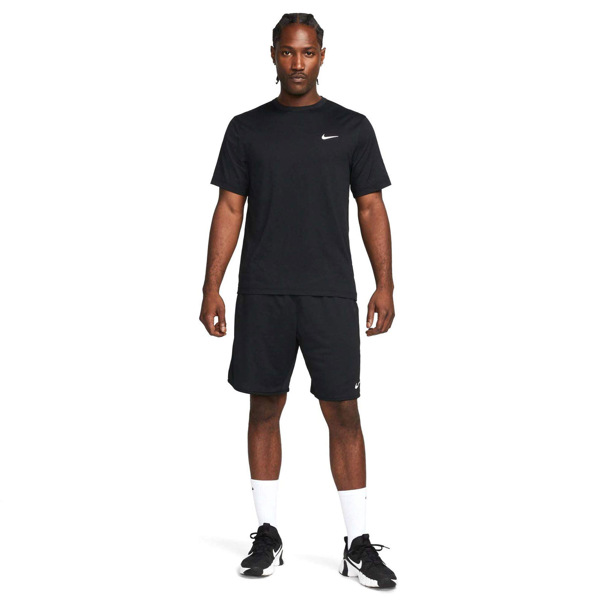 Nike Mens Dri-Fit UV HYVERSE SS Tee Blk