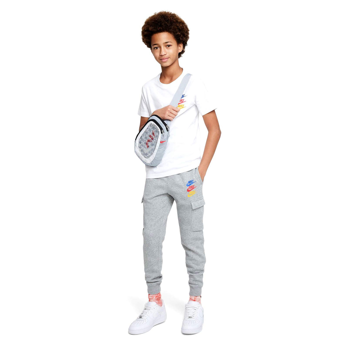 Nike Boys NSW SI Graphic Tee White