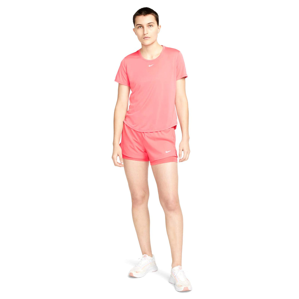 Nike Wmns One DF SS Std Top Pink
