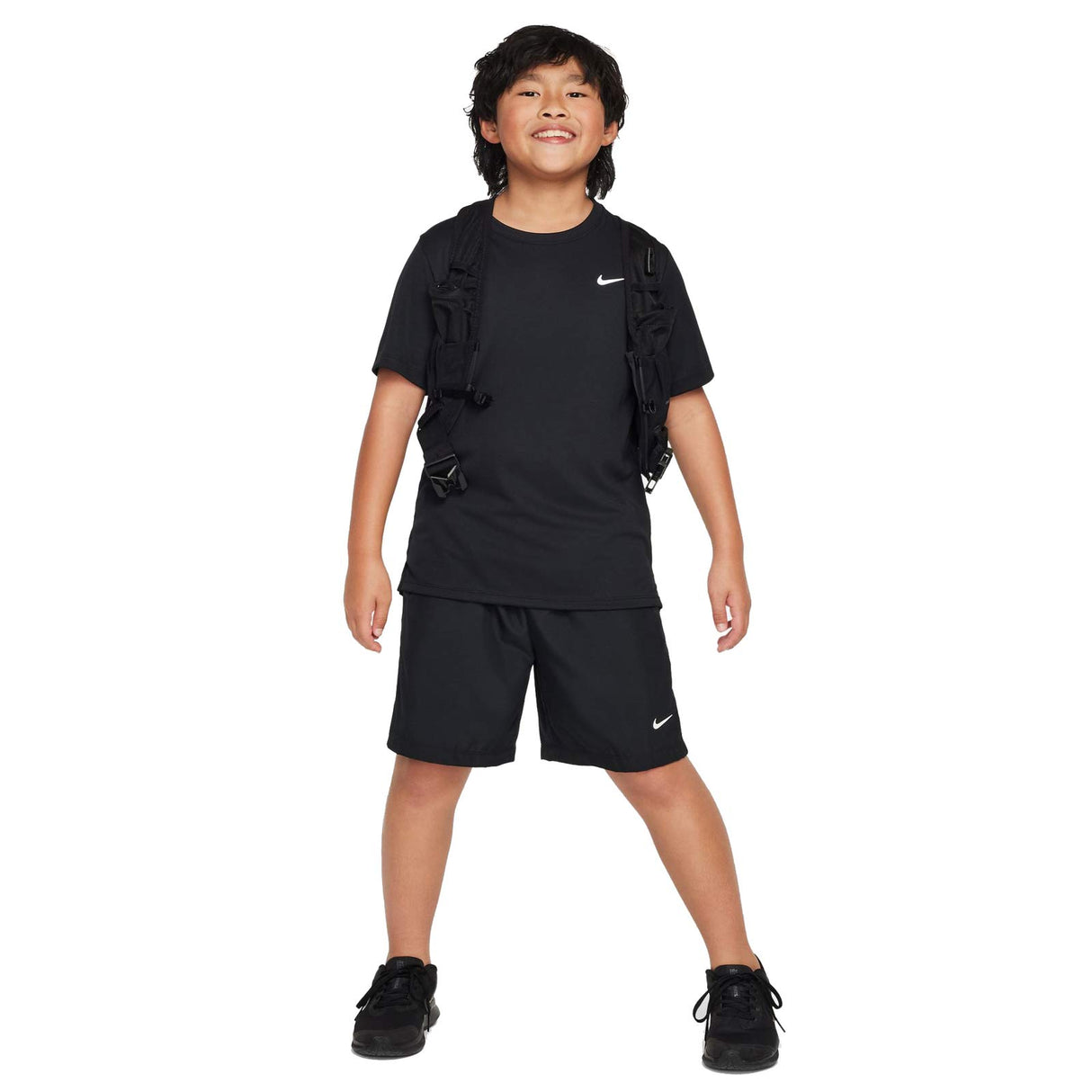 Nike Boys DF Miler SS Tee Black