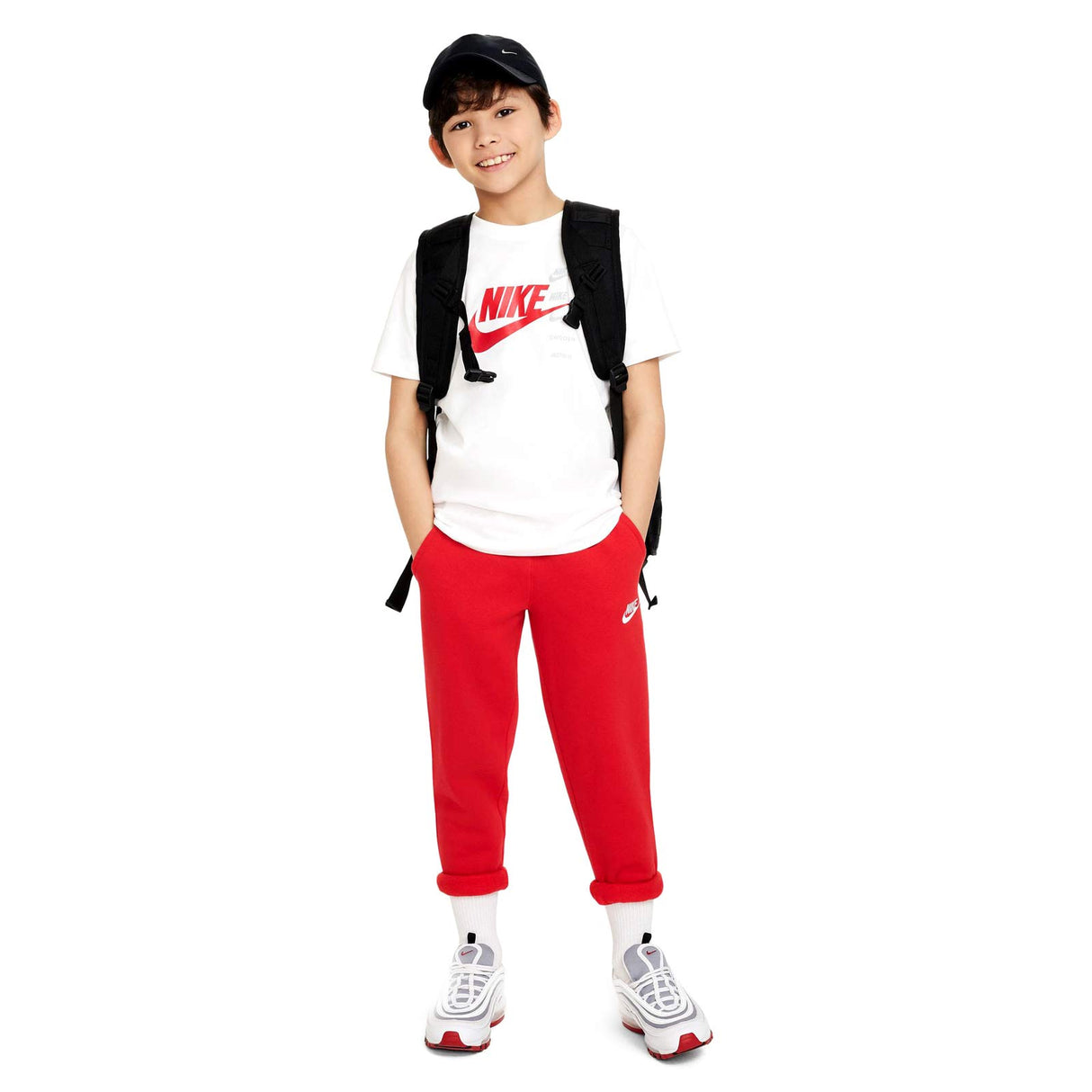 Nike Boys NSW SI SS Tee White