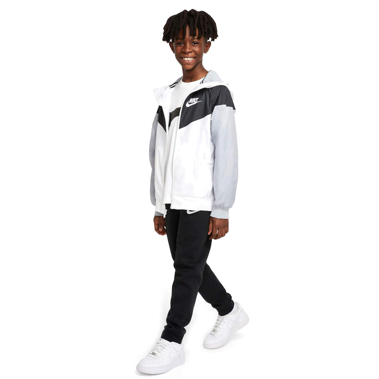 Nike Boys NSW Windrunner Jacket White