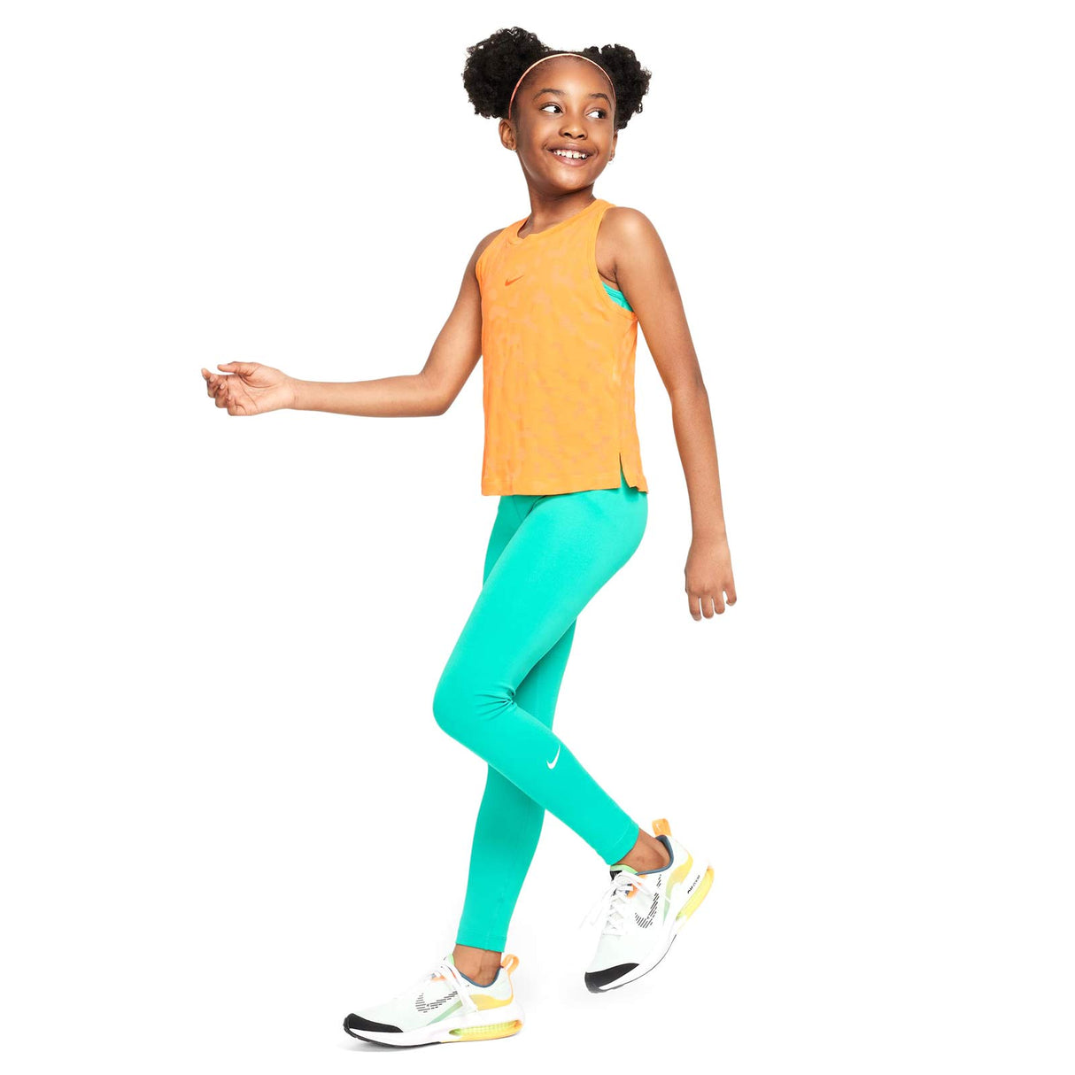 Nike Girls Dri Fit One Legging Green