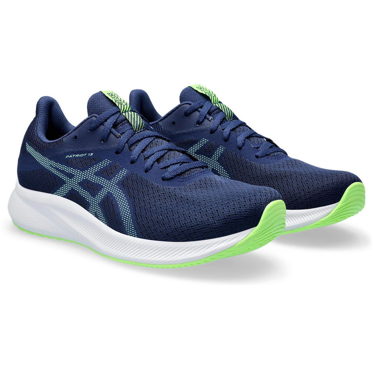 Asics Patriot 13 Mens Navy/Green