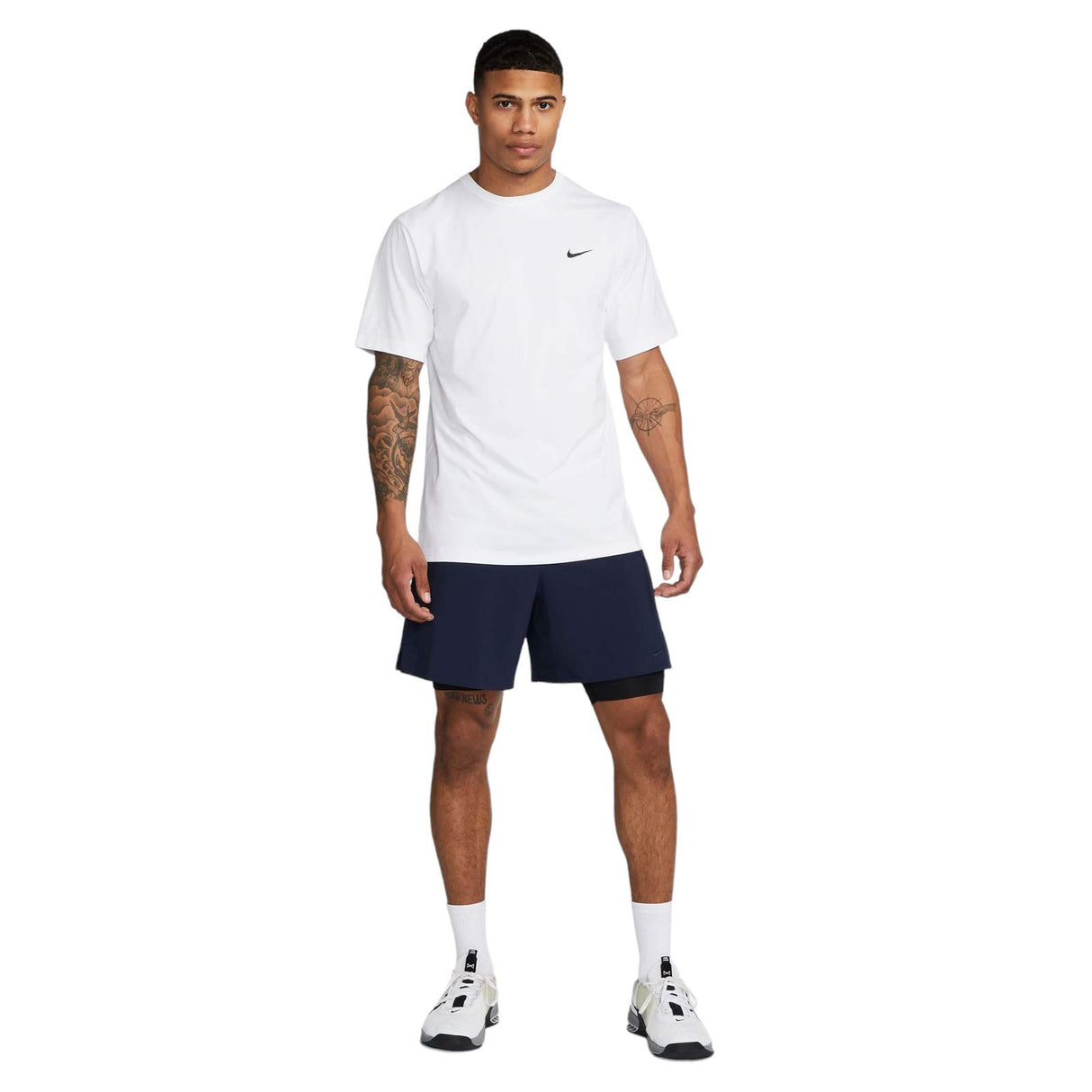 NIKE MENS DF UV HYVERSE SS WHITE