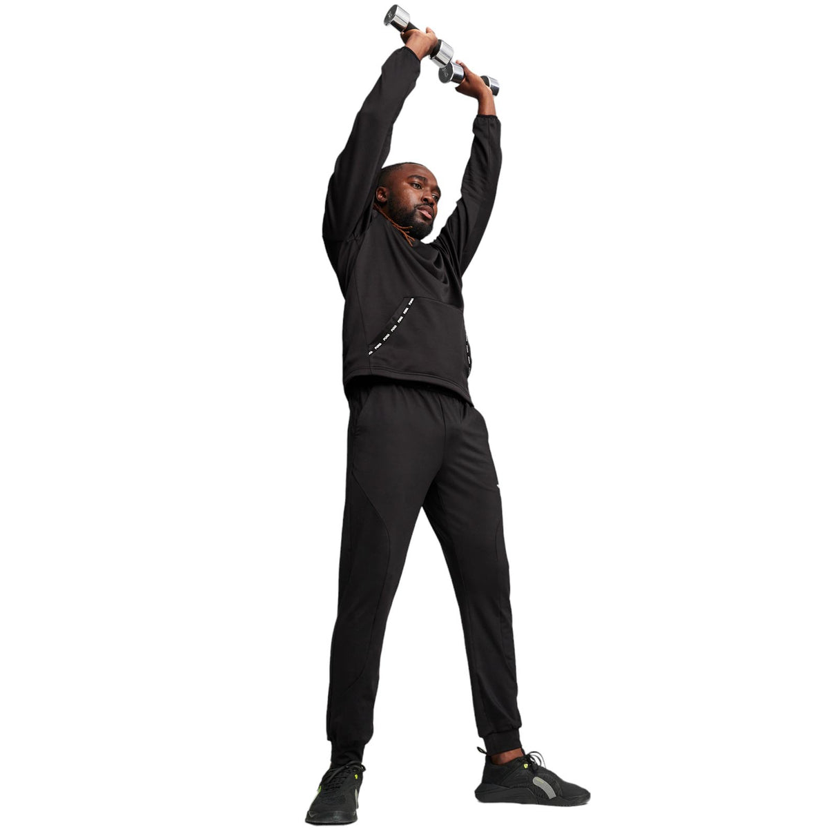 Puma Mens Fit Polyspan Jogger Black
